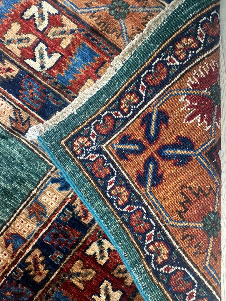 Afghan handmade rug,Chobi. Size:368x276cm