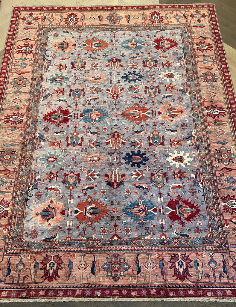 Afghan handmade rug,Chobi. Size:369x269 cm