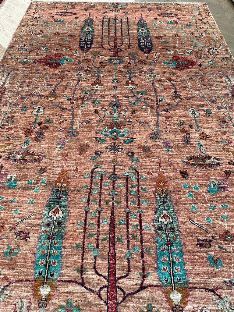 Afghan handmade rug,Chobi. Size:326x240 cm