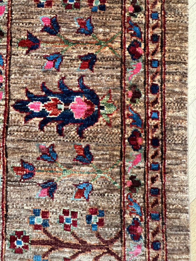Afghan handmade rug,Chobi. Size:372x253 cm