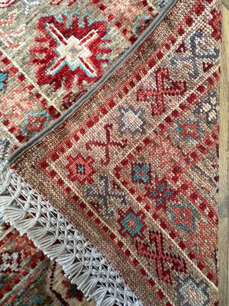 Afghan handmade rug,Chobi. Size: 237x174 cm