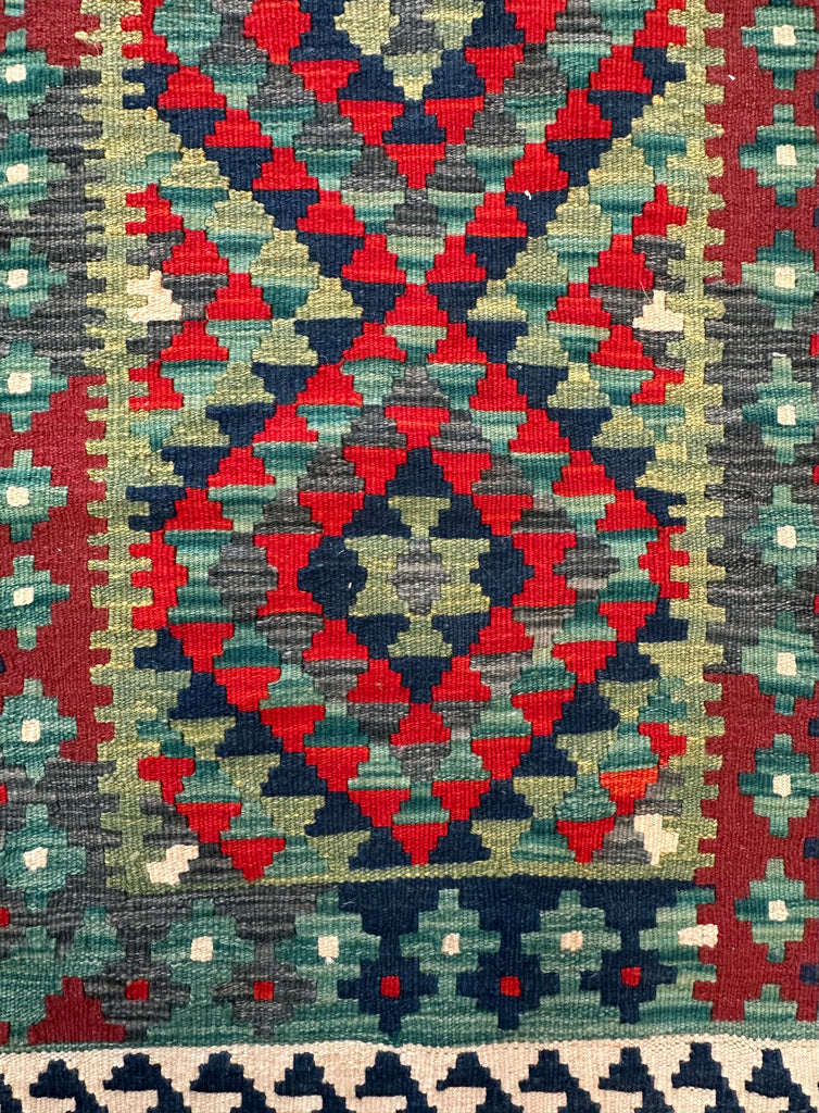 Afghan hand made Kilim runner 207x96 cm