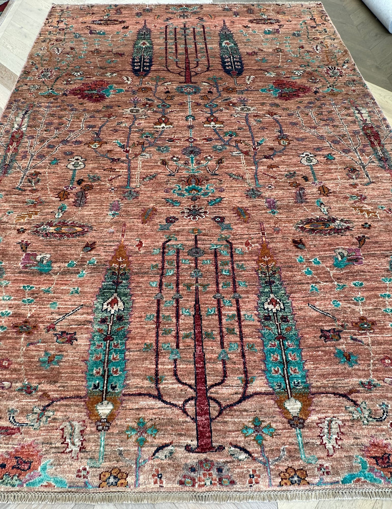 Afghan handmade rug,Chobi. Size:326x240 cm
