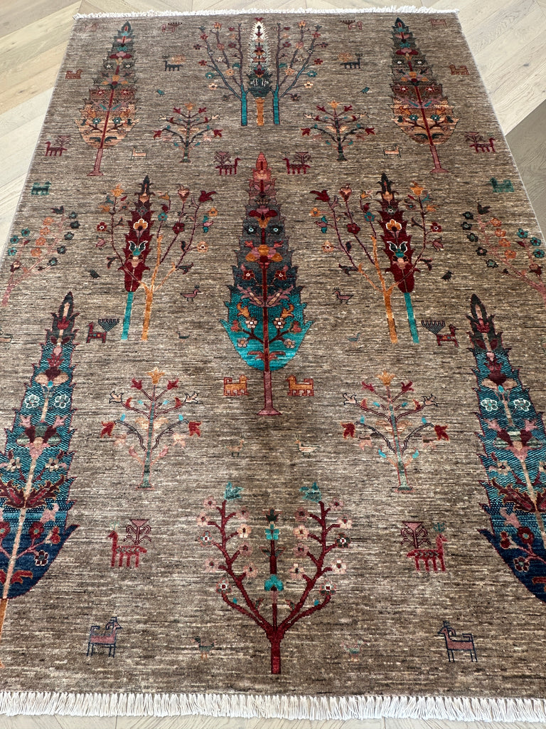 Afghan handmade rug,Chobi . Size: 265x180 cm