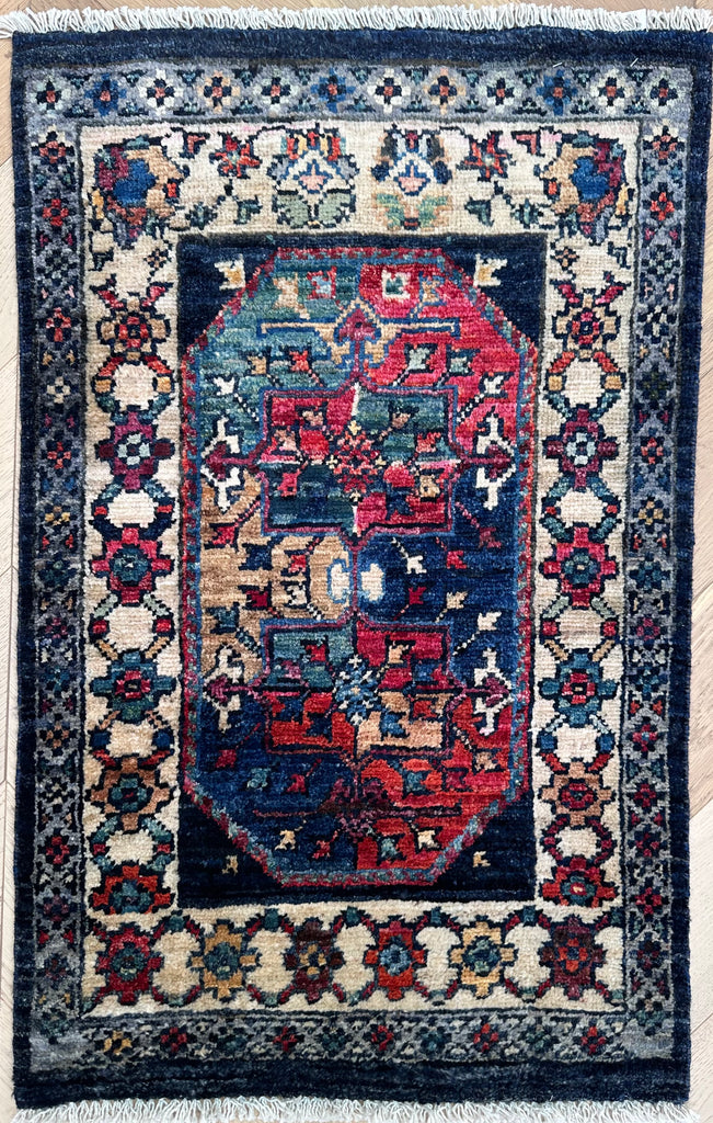 Handmade Afghan door mat rug