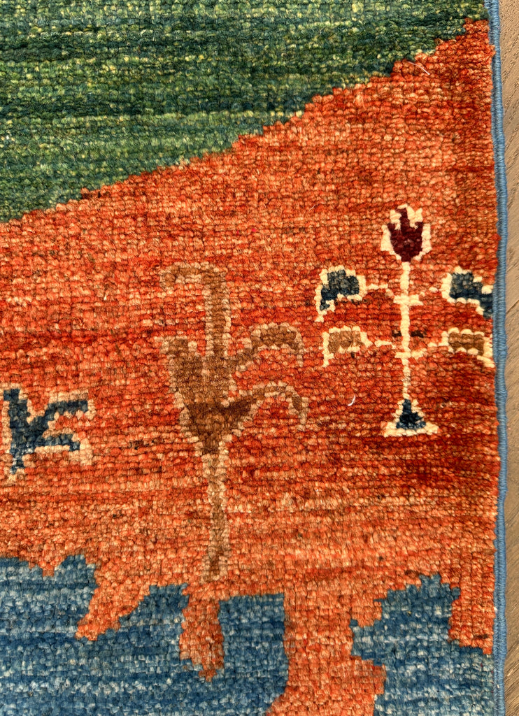 Afghan handmade rug,Chobi . Size: 250x174 cm