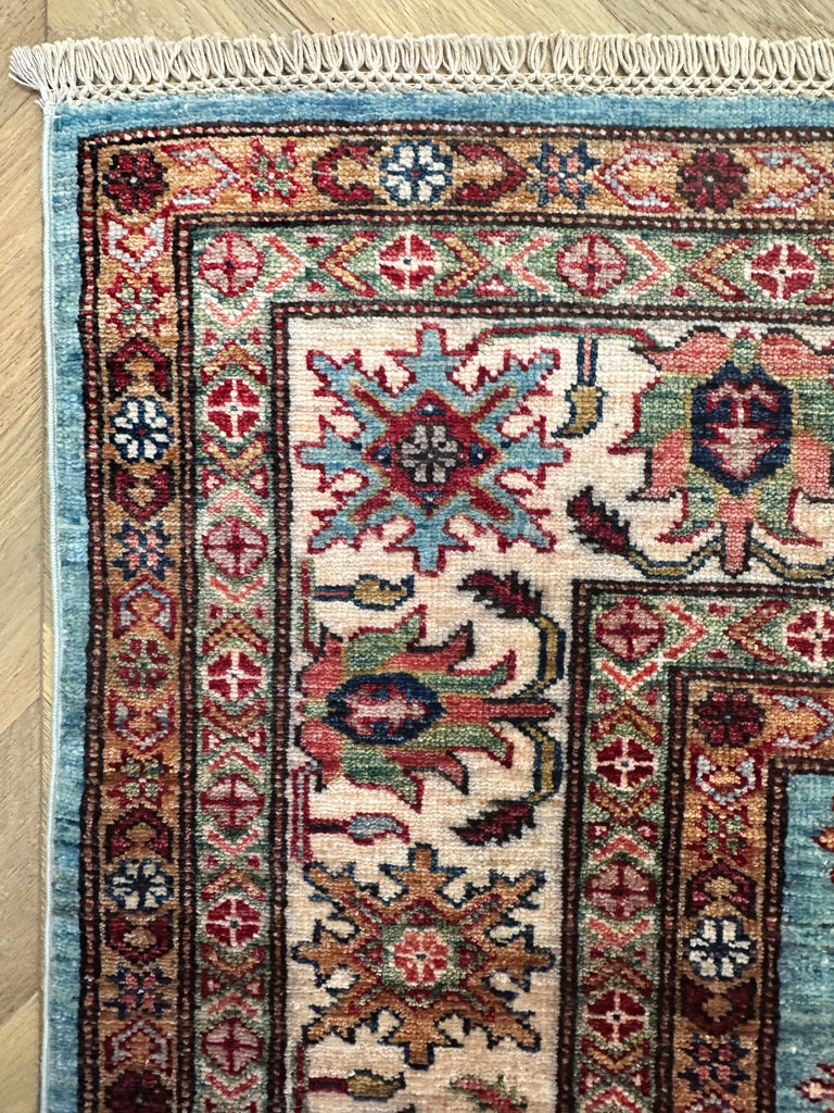 Afghan handmade rug,Chobi. Size:303x240cm