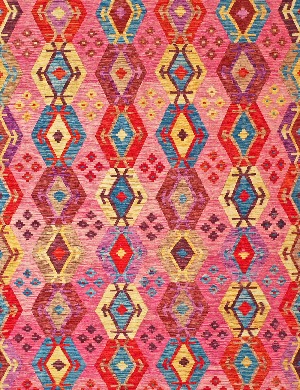 Pink Maimana Flatweave Kilim 2x3m