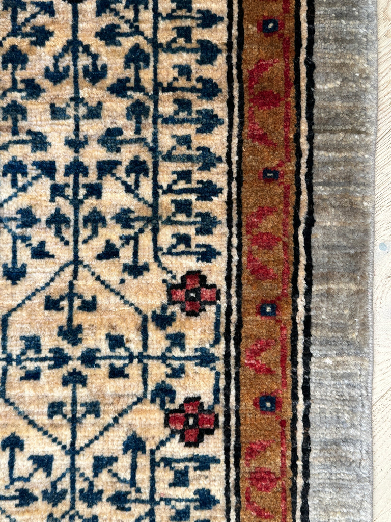 Afghan handmade rug,Chobi . Size: 286x187 cm