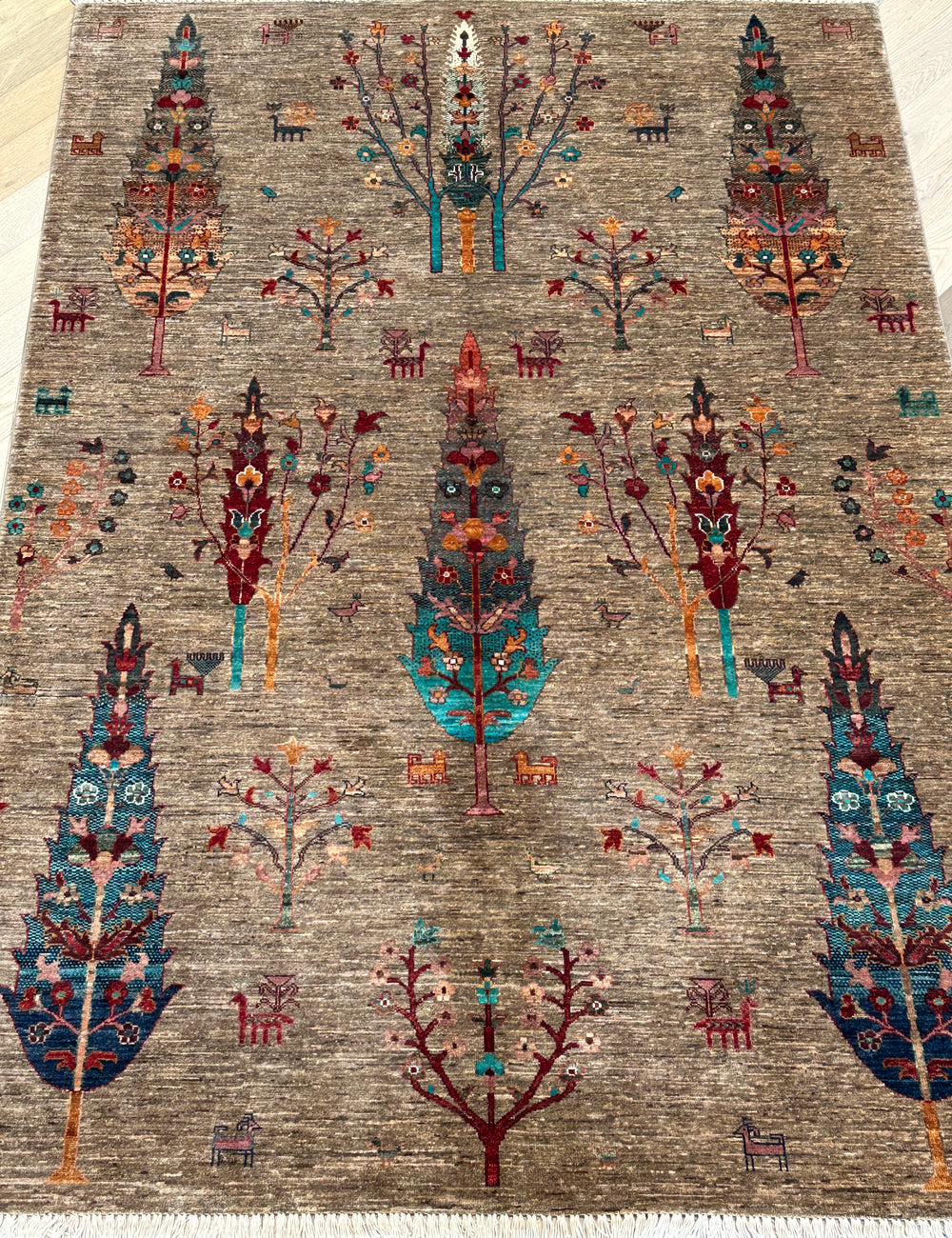 Afghan handmade rug,Chobi . Size: 265x180 cm