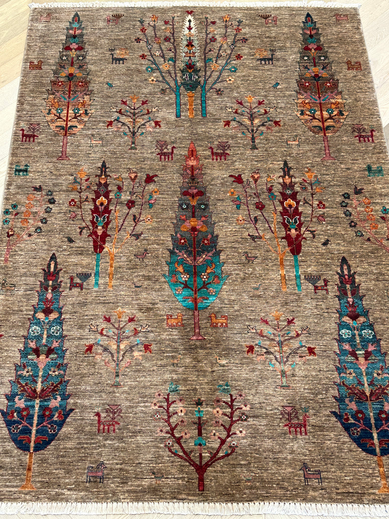 Afghan handmade rug,Chobi . Size: 265x180 cm