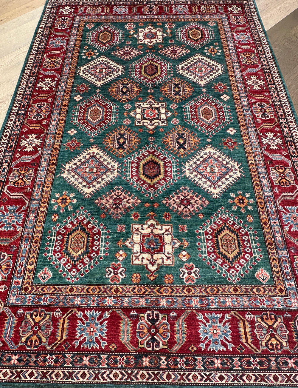 Afghan handmade rug,Chobi . Size: 269x178 cm