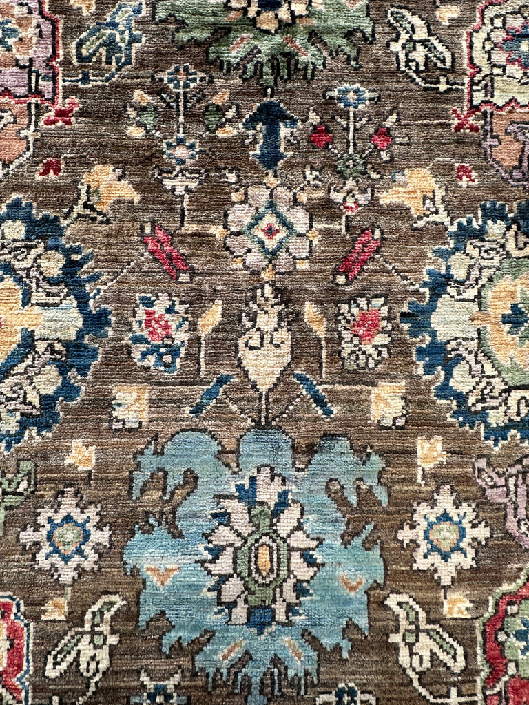 Afghan handmade Chobi runner 344x86 cm