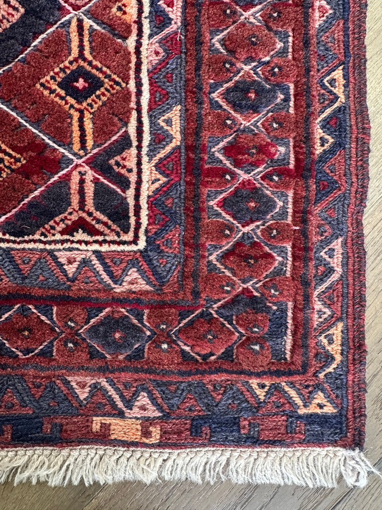 HANDMADE AFGHAN MUSHWANI KILIM RUNNER | 203x82  CM|