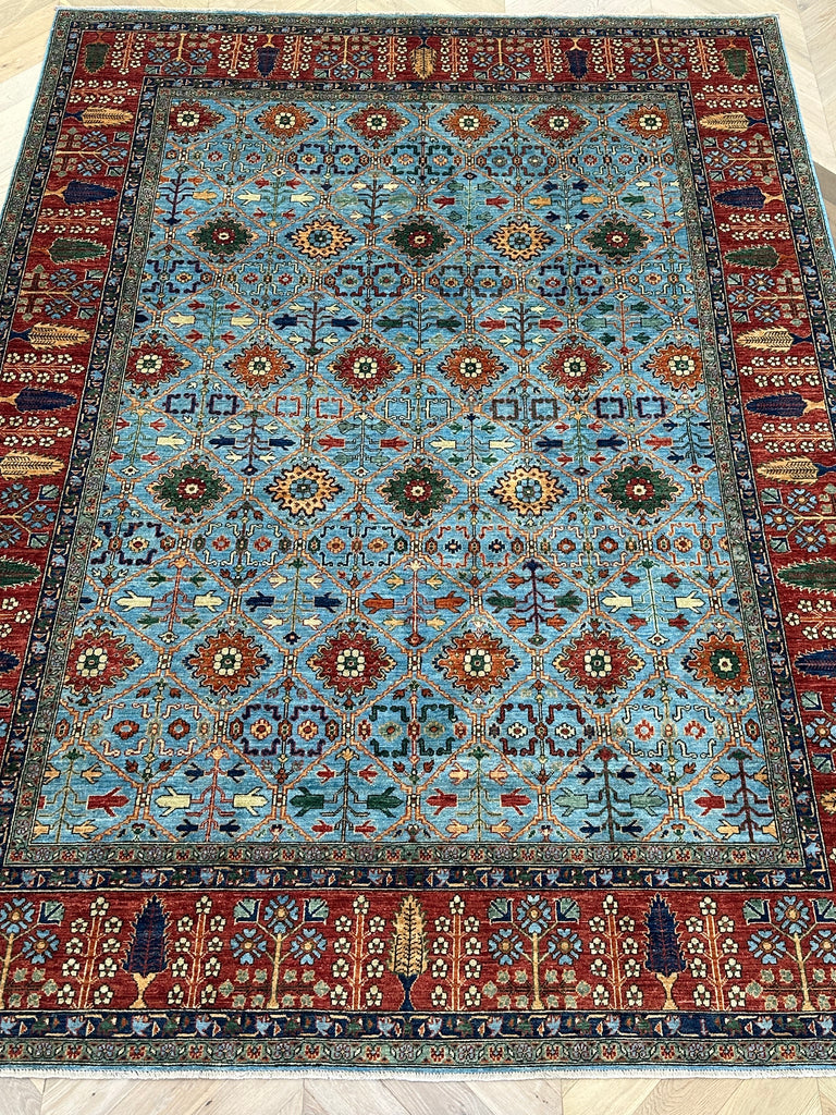 Afghan handmade rug,Chobi. Size:363x272cm