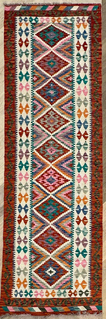Afghan hand made Kilim runner 299x89 cm