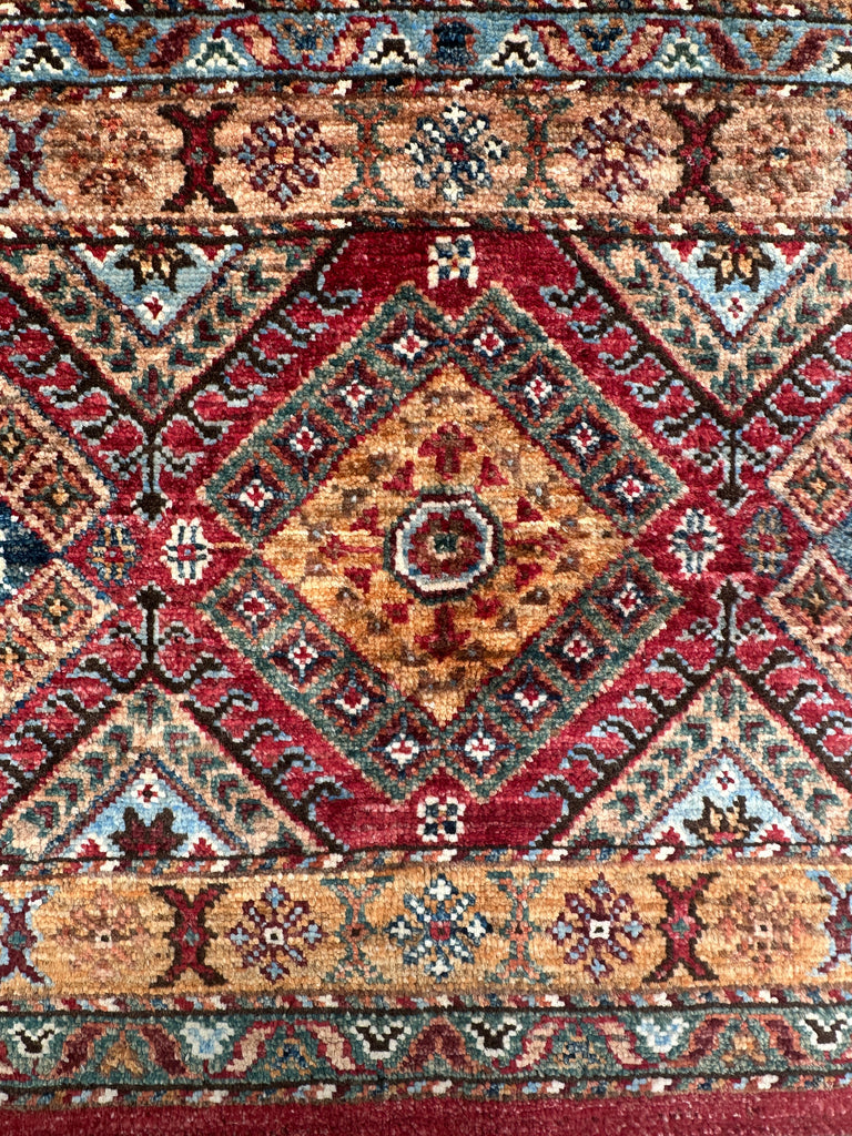 Afghan handmade rug,Chobi. Size: 246x174 cm