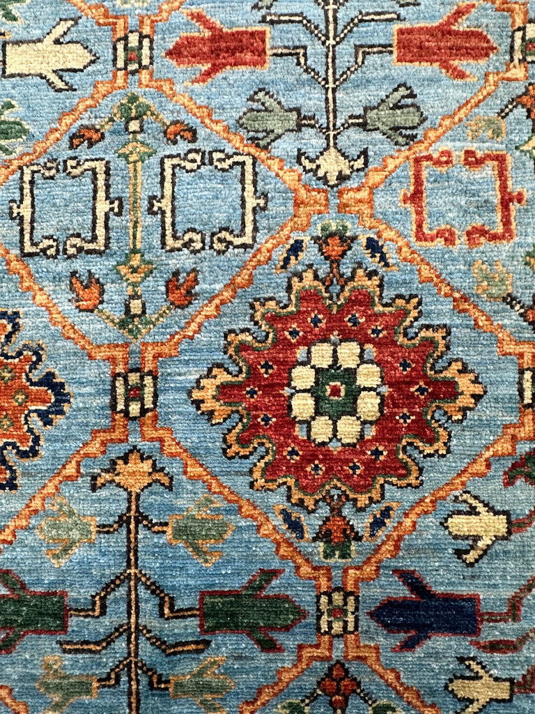 Afghan handmade rug,Chobi. Size:363x272cm