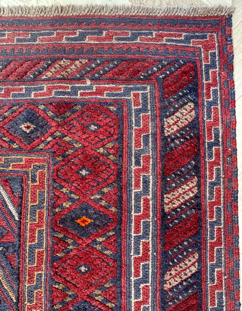 HANDMADE AFGHAN MUSHWANI KILIM 278x207 CM