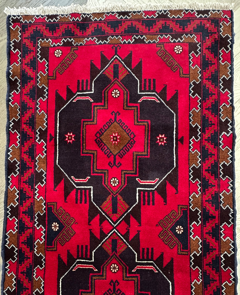 Tribal Baluchi handmade runner 202x91 cm