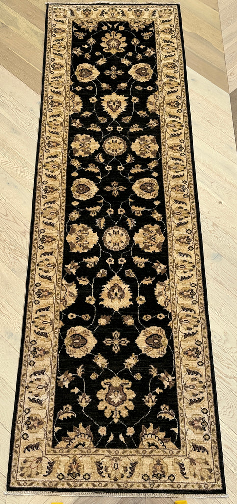 Afghan handmade runner, Chobi. Size: 300x87cm