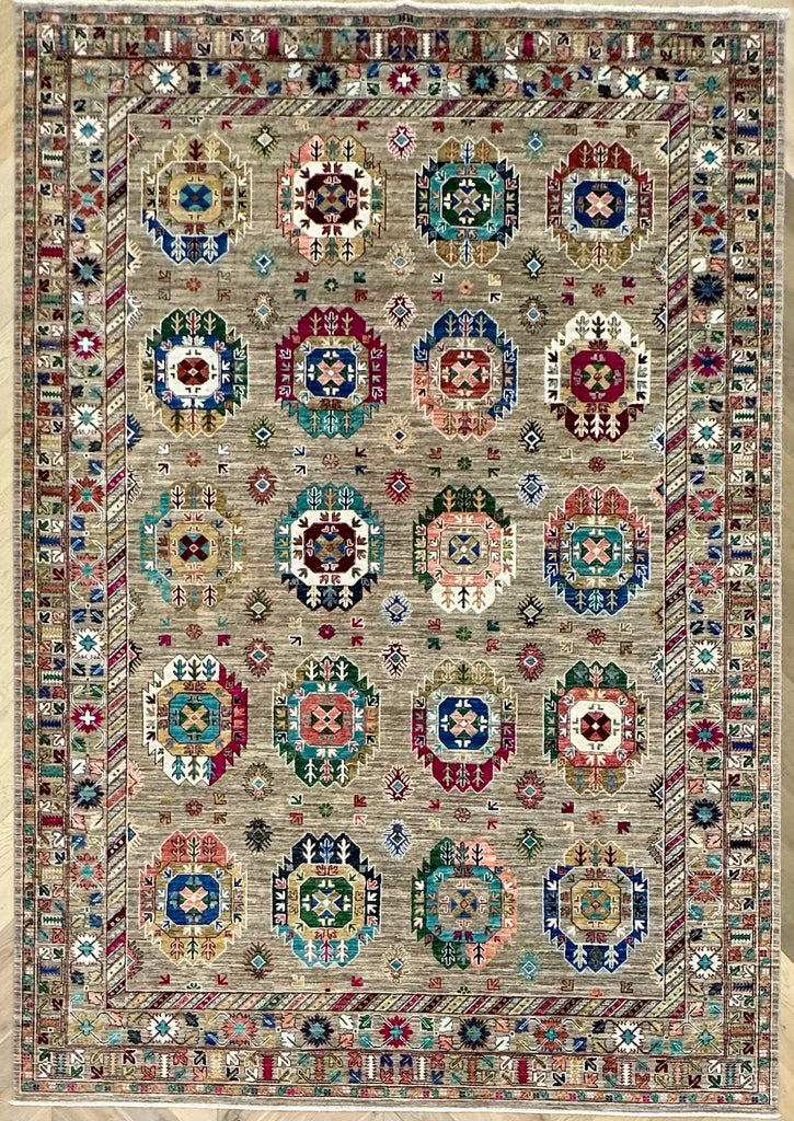 Afghan handmade rug,Chobi. Size:351x252 cm