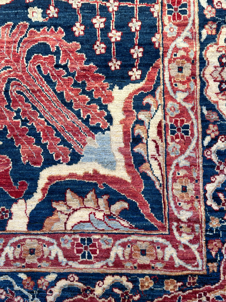 Afghan handmade rug,Chobi. Size:356x264cm