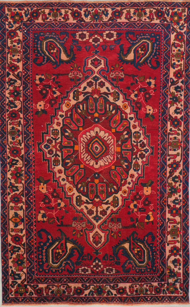 Afghan Vintage Sarouk rug 307x189cn