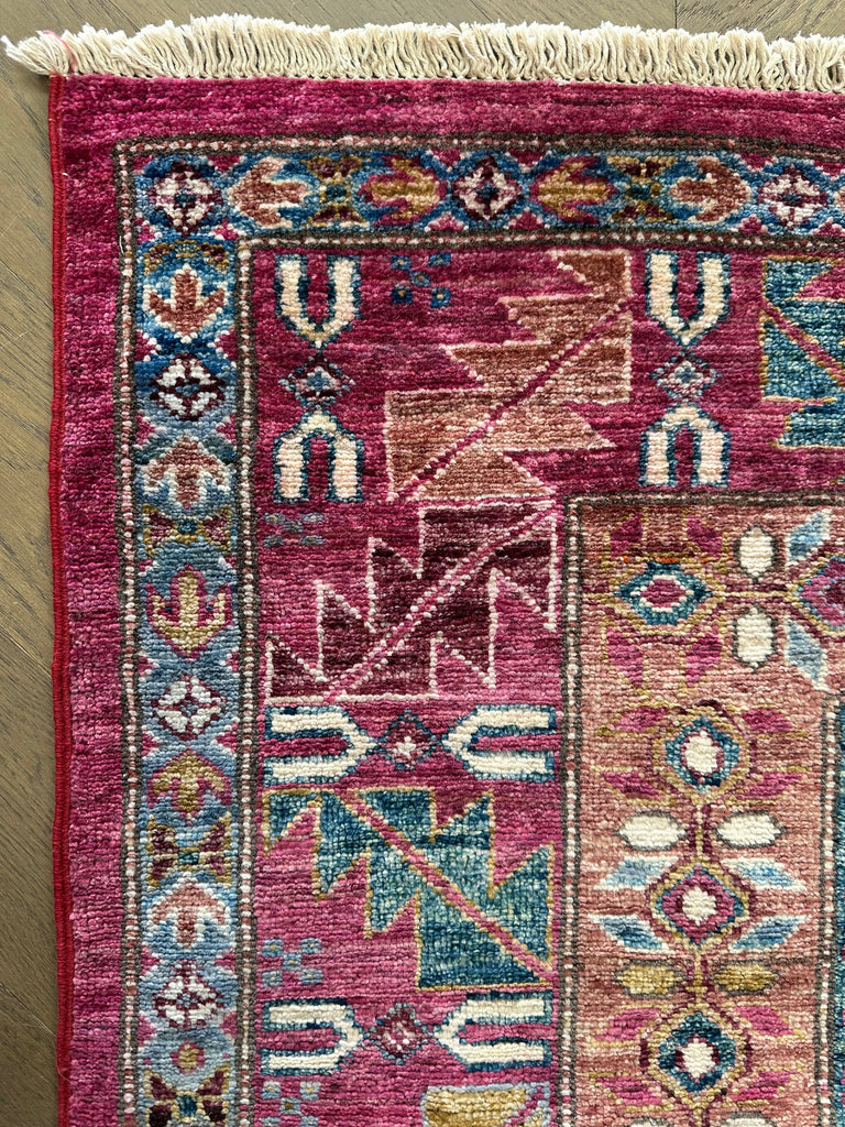 Afghan handmade rug,Chobi. Size:354x250 cm