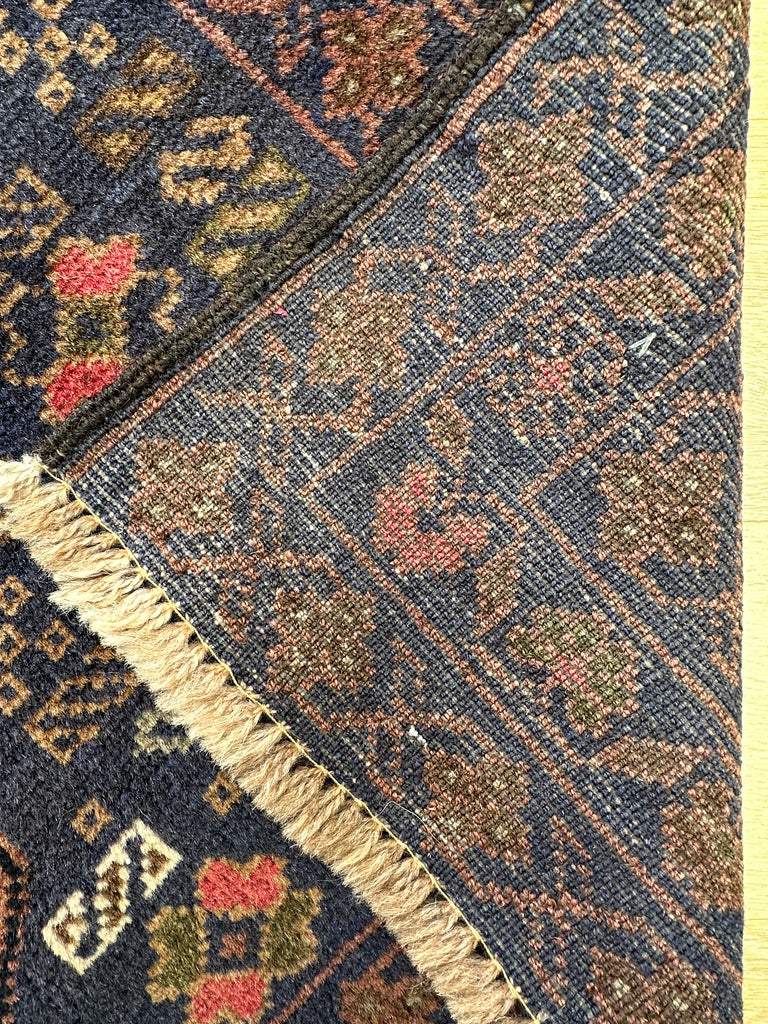 Vintage Afghan handmade Chobi runner 291x85 cm