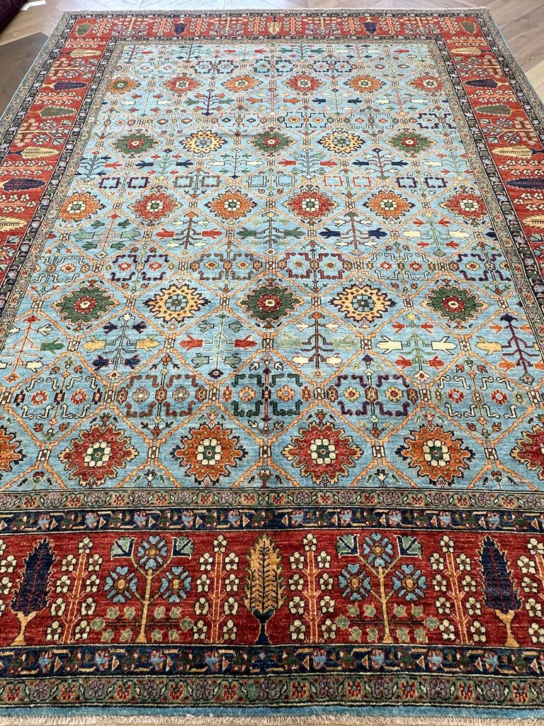 Afghan handmade rug,Chobi. Size:363x272cm