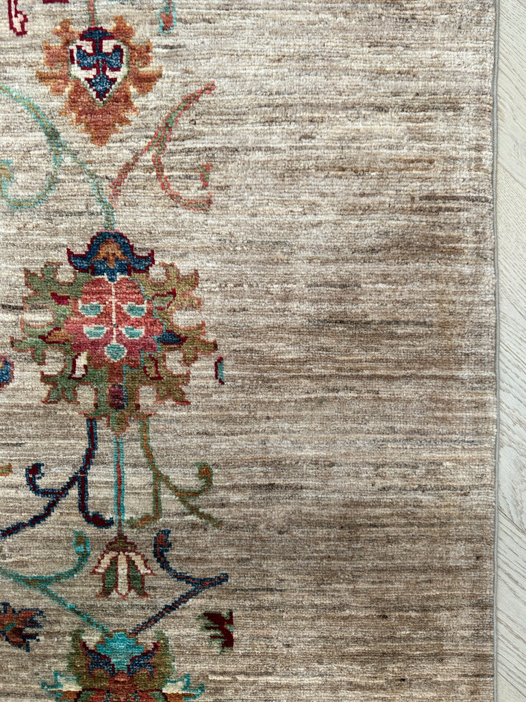 Afghan handmade rug,Chobi . Size: 184x152 cm