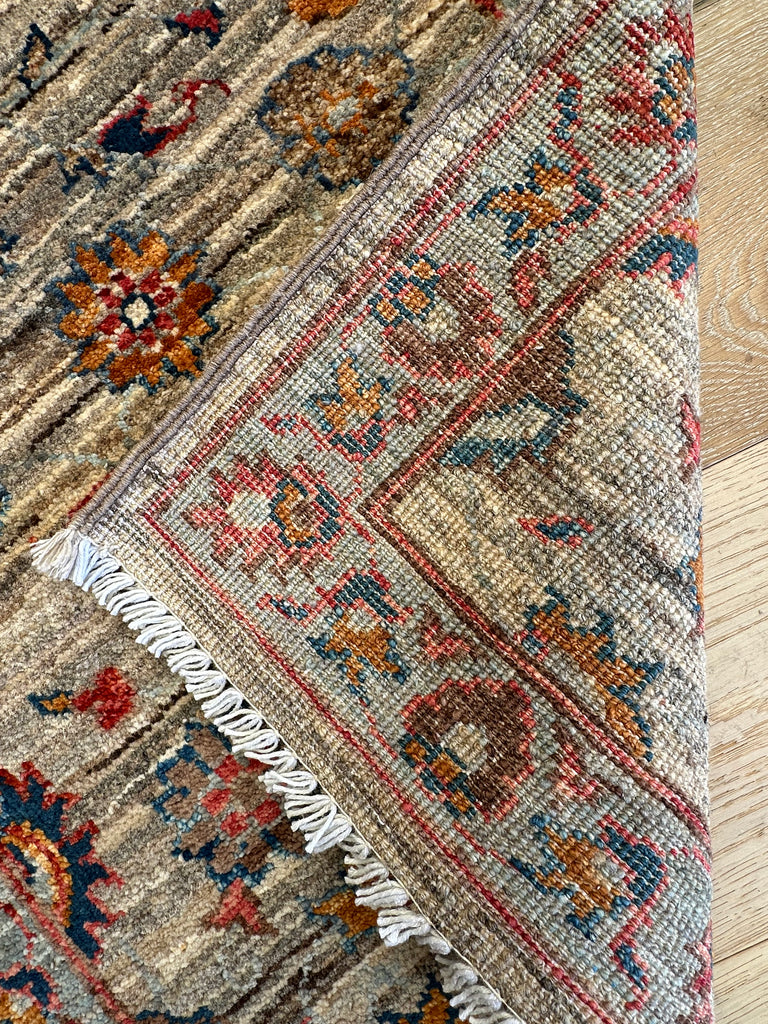 Afghan handmade small rug, doormat Chobi. Size: 90x60cm