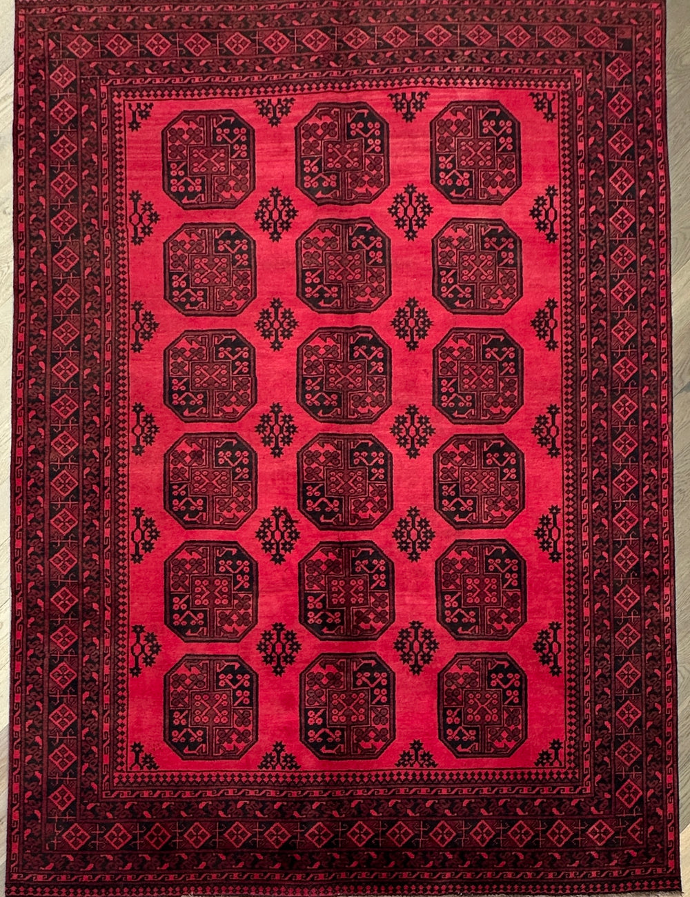 Afghan elephant foot rug  263x187 cm