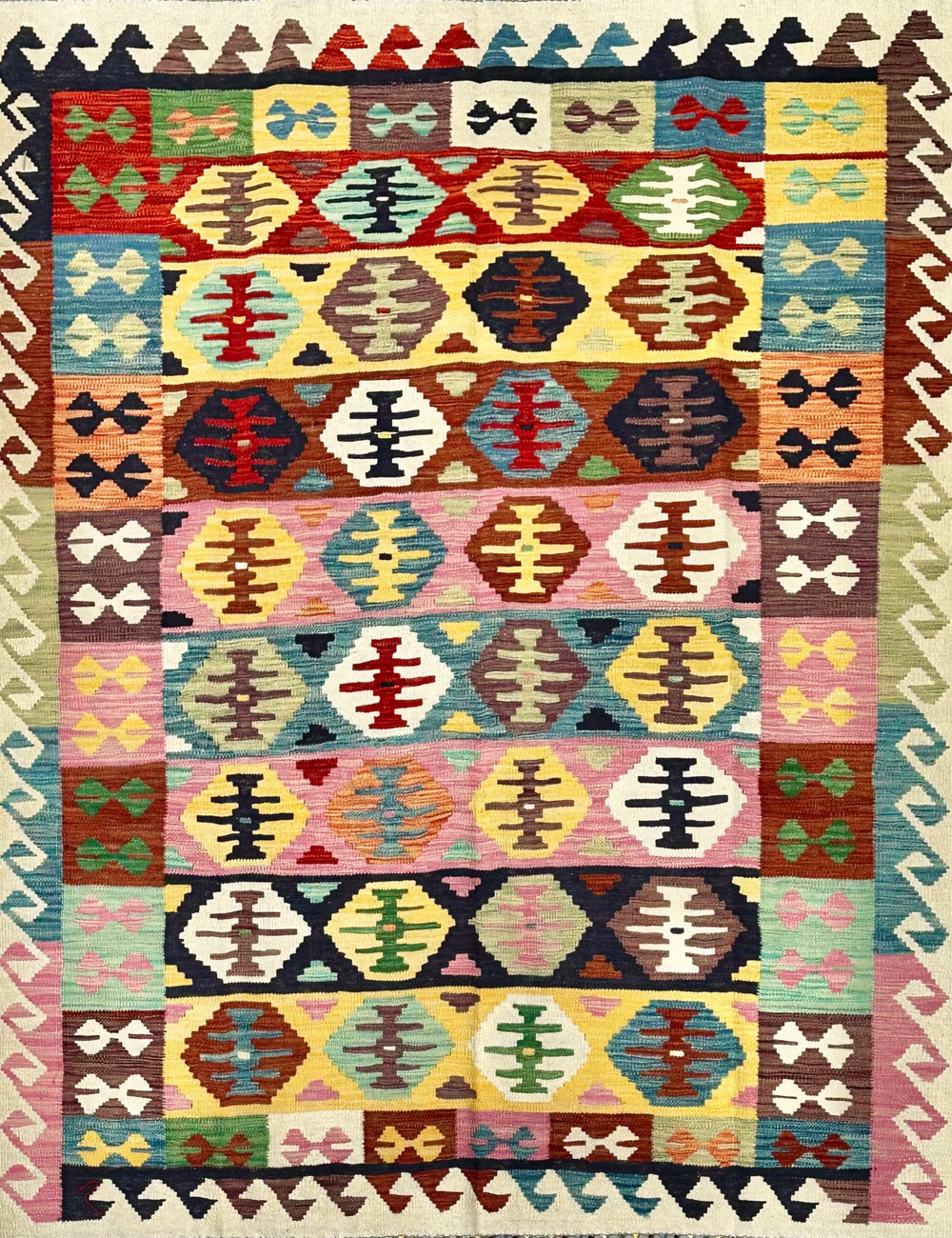 198x156cm Chobi Kilim #711