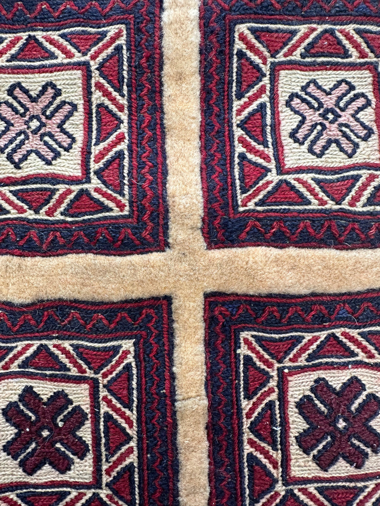 HANDMADE AFGHAN MUSHWANI KILIM | 120x80 CM|