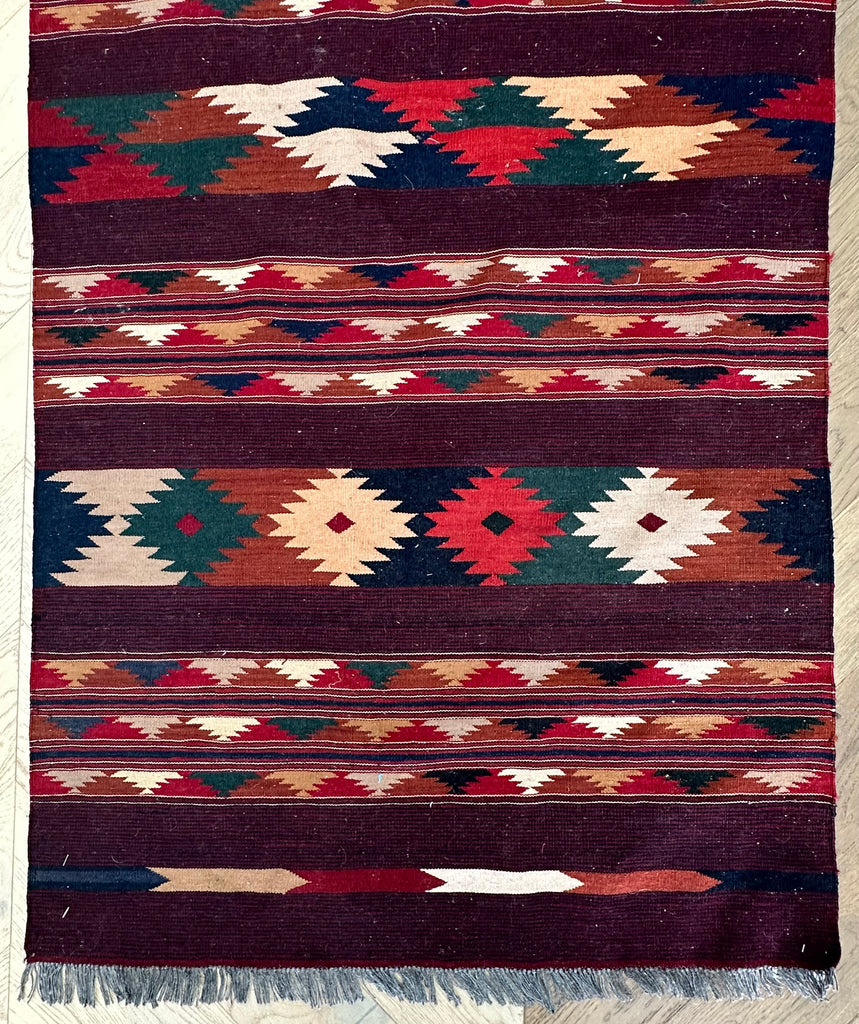 Handmade Herati Sumak Runner| 312x85 cm