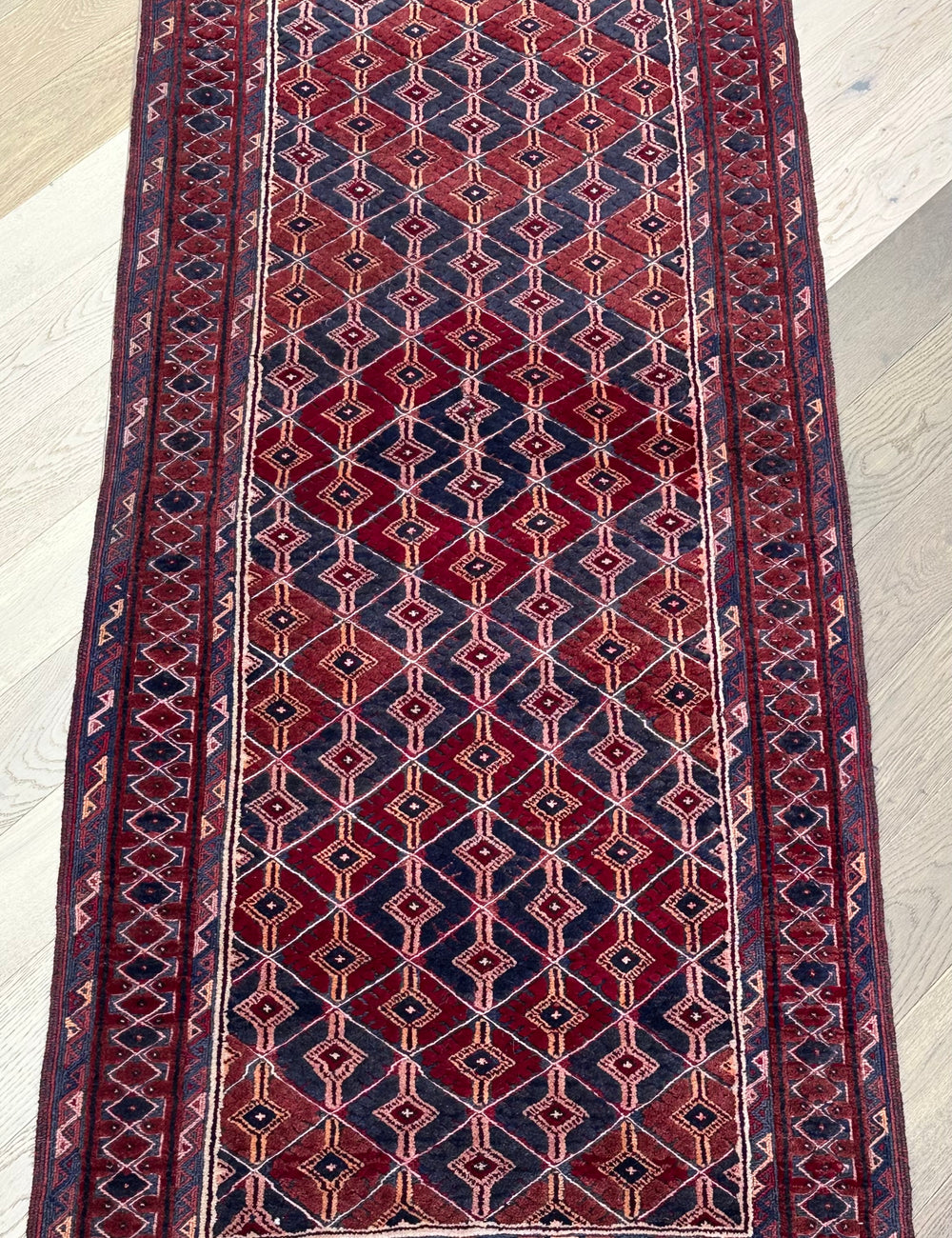 HANDMADE AFGHAN MUSHWANI KILIM RUNNER | 203x82  CM|