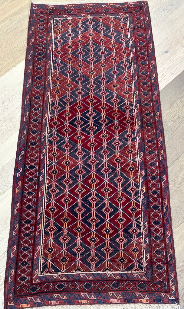 HANDMADE AFGHAN MUSHWANI KILIM RUNNER | 203x82  CM|