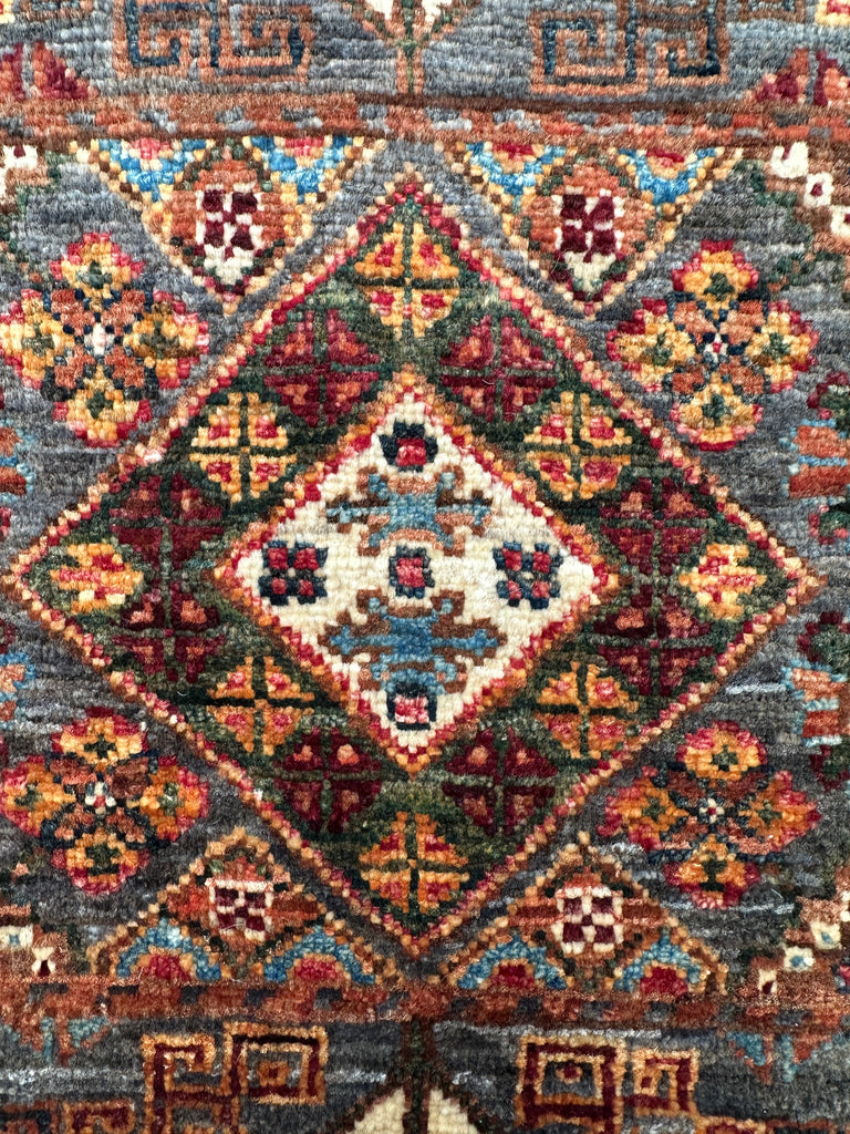 Afghan handmade rug,Chobi. Size: 214x142 cm