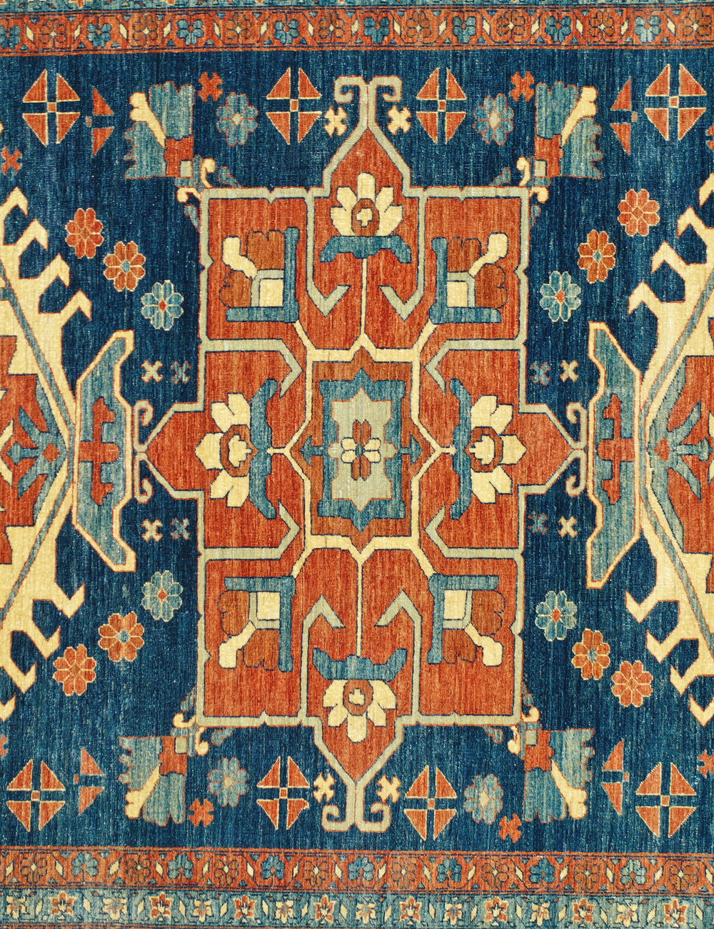 Vintage Afghan Chobi rug 283x220cm