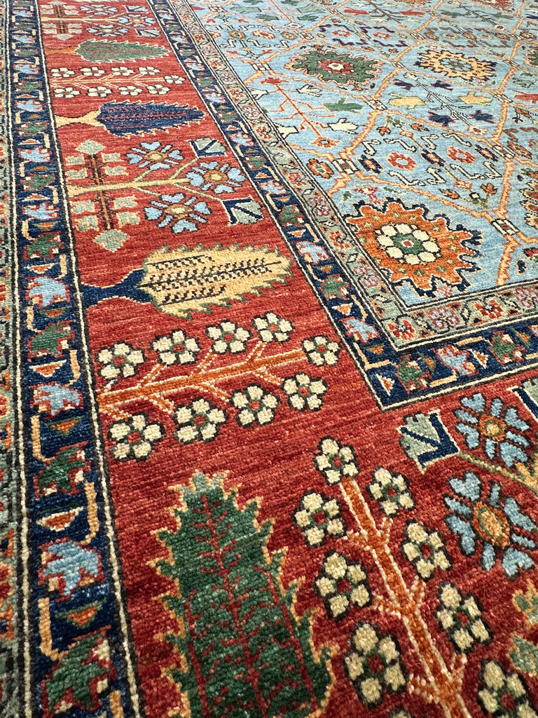 Afghan handmade rug,Chobi. Size:363x272cm