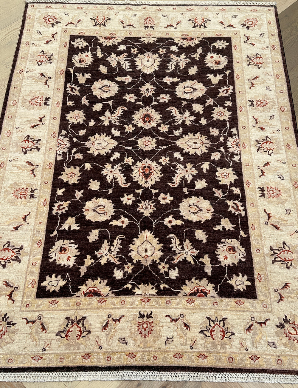 Afghan handmade rug,Chobi. Size: 236x172 cm
