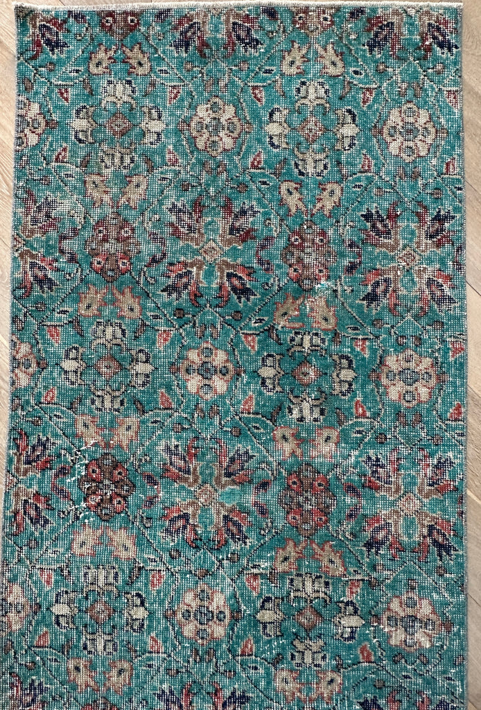 Turkish hand made runner 248x80 cm no