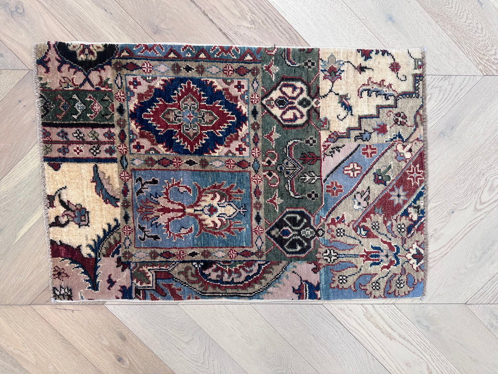 Handmade Afghan door mat rug