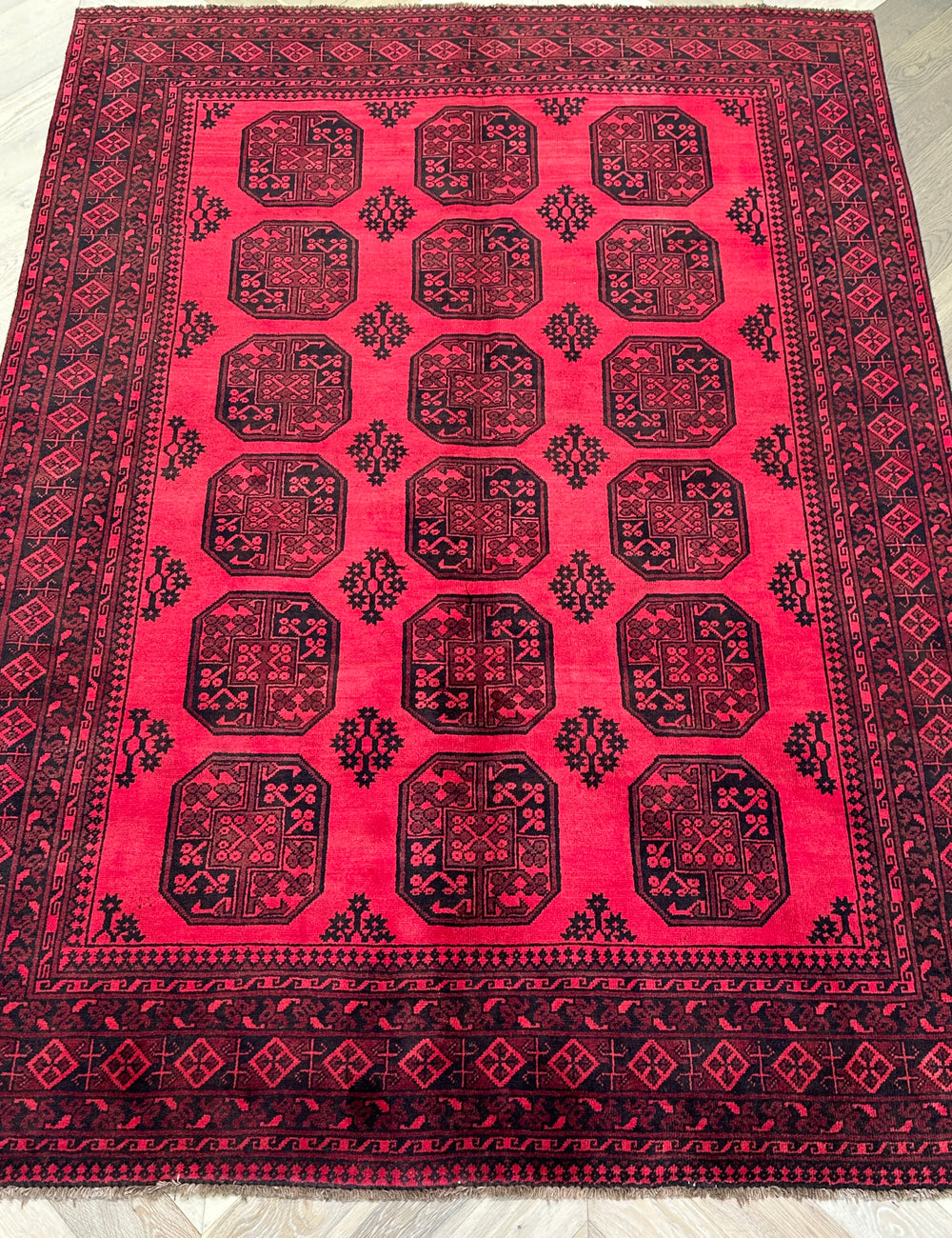 Afghan elephant foot rug  263x187 cm