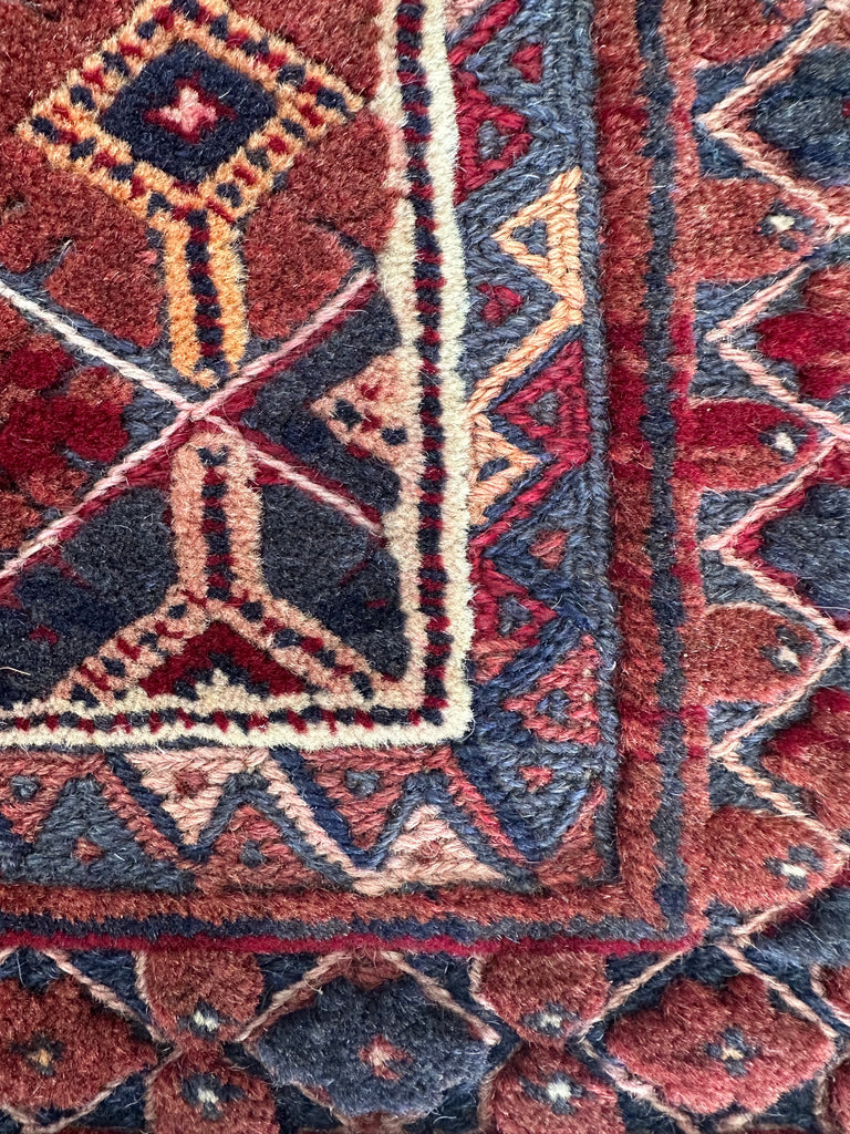 HANDMADE AFGHAN MUSHWANI KILIM RUNNER | 203x82  CM|