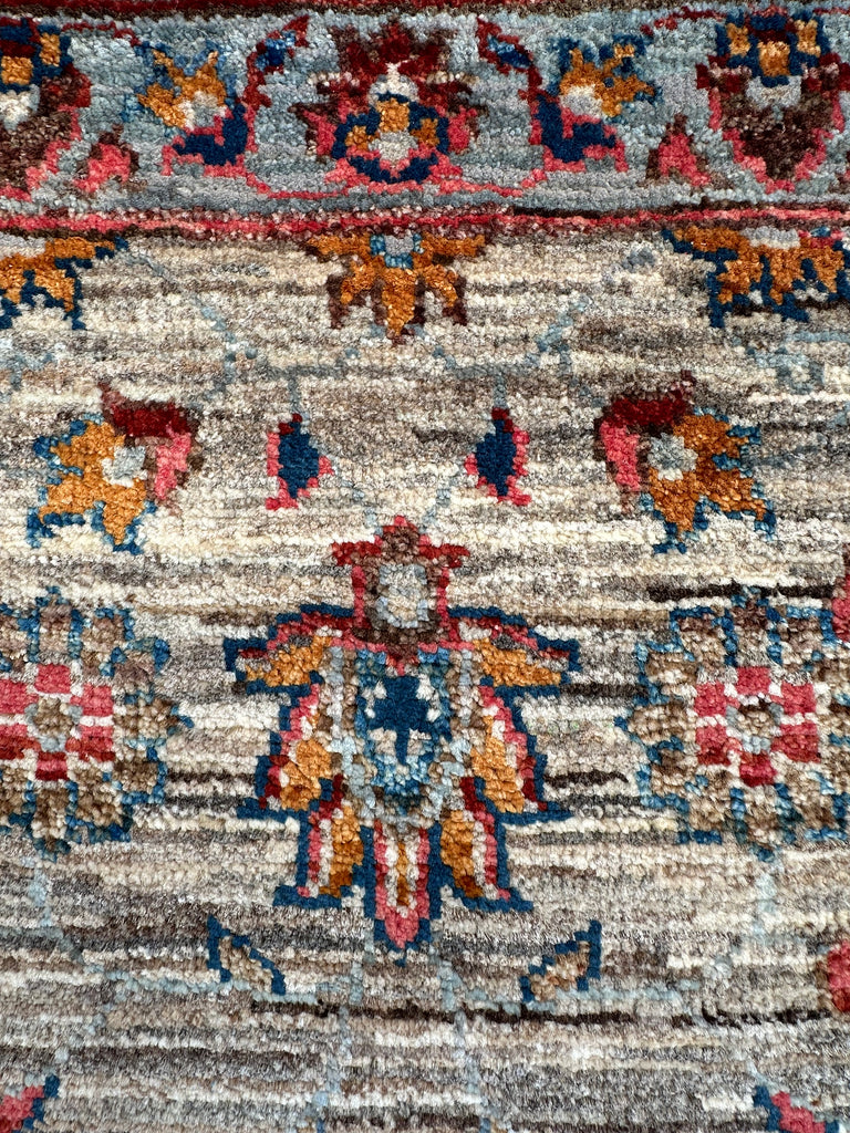 Afghan handmade small rug, doormat Chobi. Size: 90x60cm
