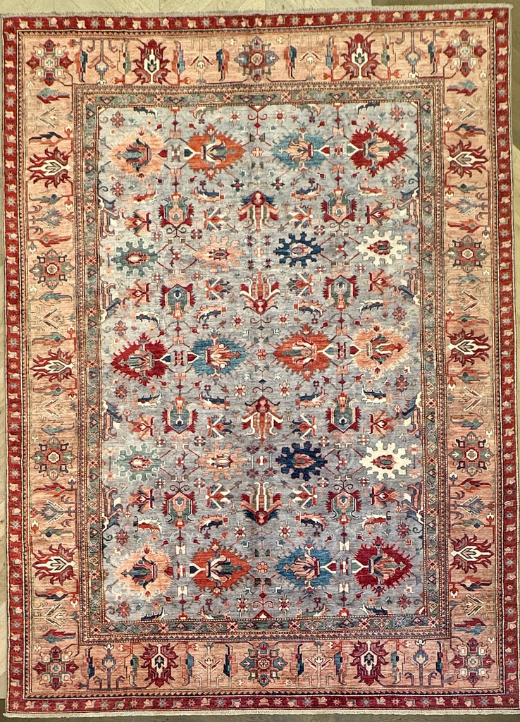 Afghan handmade rug,Chobi. Size:369x269 cm