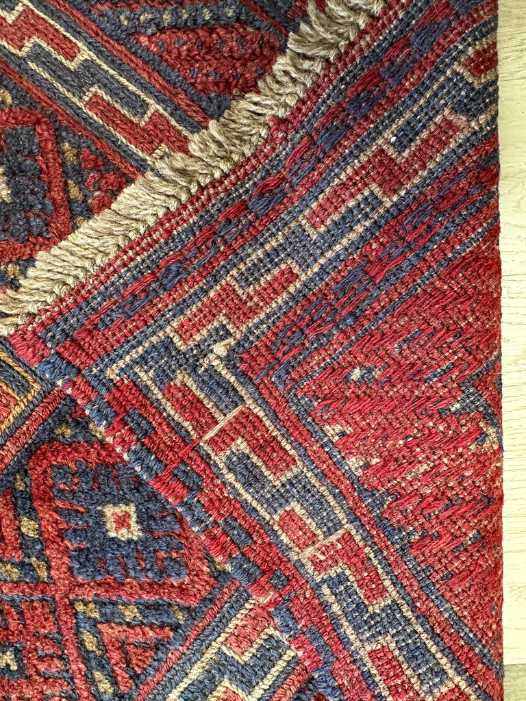 HANDMADE AFGHAN MUSHWANI KILIM 278x207 CM